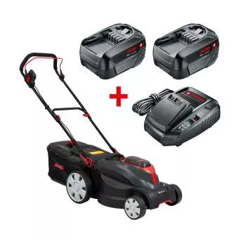 Аккумуляторная газонокосилка 38.1 Li AL-KO 18 V Bosch Home&Garden ( с АКБ и ЗУ) ширина 37 см_BR 113886 фото