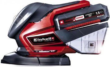 Потужна дельташліфмашина Einhell TE-OS 18/1 Li Solo : 18V (акум 2.5 ампера + зарядка)_ BR 4460708, 4512097 фото