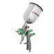 Краскопульт пневматический LVLP GREEN INTERTOOL PT-0131: 200л/мин, диаметр форсунки 1.3мм, 600 мл бачок,1.5бар_ BR PT-0131 фото 1