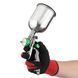 Краскопульт пневматический LVLP GREEN INTERTOOL PT-0131: 200л/мин, диаметр форсунки 1.3мм, 600 мл бачок,1.5бар_ BR PT-0131 фото 6