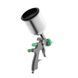 Краскопульт пневматический LVLP GREEN INTERTOOL PT-0131: 200л/мин, диаметр форсунки 1.3мм, 600 мл бачок,1.5бар_ BR PT-0131 фото 5