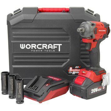 Безщітковий ударний акумуляторний гайковерт WORCRAFT CIW-S20LiBM-450 (13268) 13268 фото