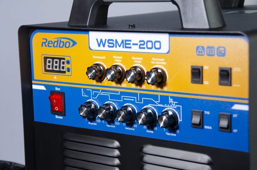 Аргоновая сварка Redbo WSME 200 AC/DC : 8.5 кВт, 20-200 А, електрод 1.6-5.0 мм_ BR WSME200AC/DC фото