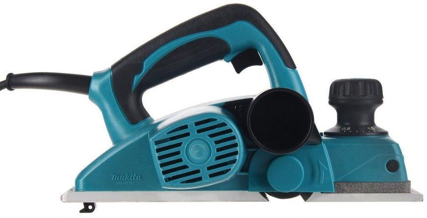 Электрический ручной рубанок (фуганок) MAKITA KP0800 : 620 Вт, ширина 82мм, глубина 2.5мм (электрорубанок)_ BR KP0800 фото