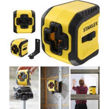 Лазерный (уровень) кросслайнер "DIY CL", красный, дальность 10м, ошибка +/- 0,6мм/10м_ BR STHT77611-0 фото
