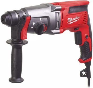 Профессиональный перфоратор 3-режимный SDS PLUS PH 26 T MILWAUKEE: 800Вт, SDS-plus,2.4Дж,4500уд/мин, 1500об/хв_ BR 4933464580 фото