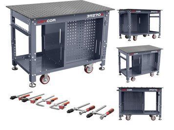 Сварочный стол METCOR 1200x750A (нагрузка на стол до 800 кг) 39270A фото