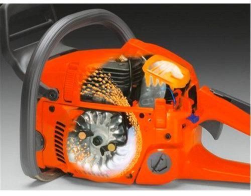 Мощная бензиновая цепная пила Husqvarna 365 : Объем цилиндра 65,1 cm&sup3;, мощность 3.4 кВт, шина 45 см, оригинал_ BR 967 08 28‑18 фото