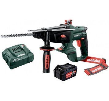 Акумуляторний перфоратор Metabo KHA 18 LTX : 2.2 Дж, 18В акум 2ампера і зарядка (600210890)_ BR 600210890 набір фото
