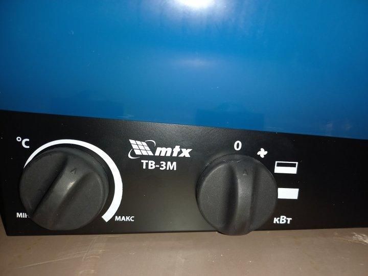 Теплова пушка (тепловентилятор) MTX ТВ-3М : 3 кВт, 2 режима (964379)_ BR 964379 фото