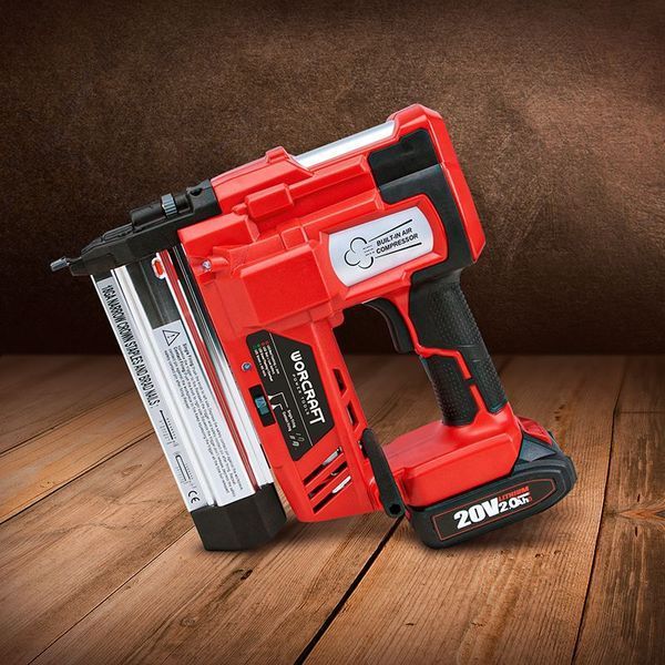 Акумуляторний цвяхозабивач комбінований WORCRAFT CNS‑S20LiH (132210 каркас). 132210 фото