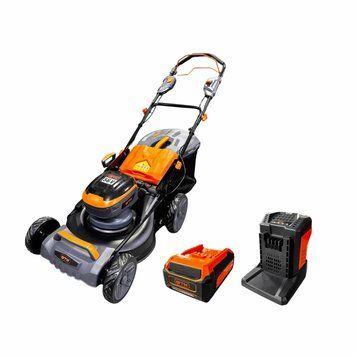 Газонокосилка аккумуляторная GTM LM56/480SP-V KIT (48см/самоходная/акум 56В и зарядка)_BR 83920 фото