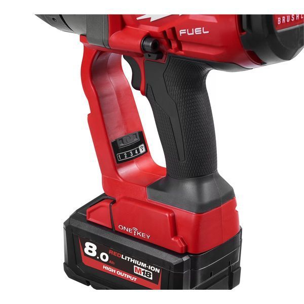 Гайкокрут акумуляторний MILWAUKEE M18 ONEFHIWF1-802X (2акум.18В 8Аг/зарядний/кейс/2400Нм)_ BR 4933459733 фото