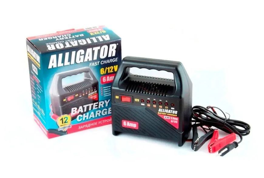 Пристрій зарядний автомобільний ALLIGATOR AC802 (6-12В/6А)_ BR AC802 фото