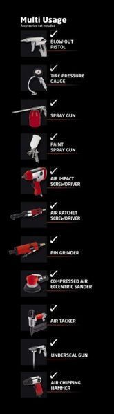 Потужний масляний компресор Einhell TC-AC 270/50/8 : 1,8 кВт /2,5 к.с., об.х.х. 2850 об/хв, 270 л/хв, 8 бар_ BR 4007360 фото