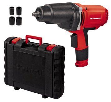 Мощный ударный гайковерт Einhell CC-IW 950/1: 950 Вт, 450 Нм, патрон 1/2", 4шт бит 17,19,21,22 мм_ BR 4259951 фото