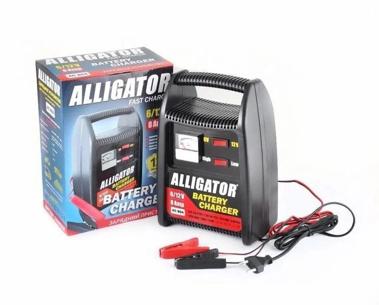 Пристрій зарядний автомобільний ALLIGATOR AC804 (6-12В/8А)_ BR AC804 фото