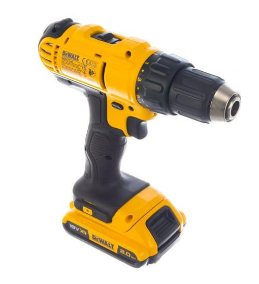 Аккумуляторная дрель-шуруповерт DeWALT DCD771D2, 18В, крутящий момент 42 Нм,2 аккумулятора + зарядное + кейс_ BR DCD771D2 фото